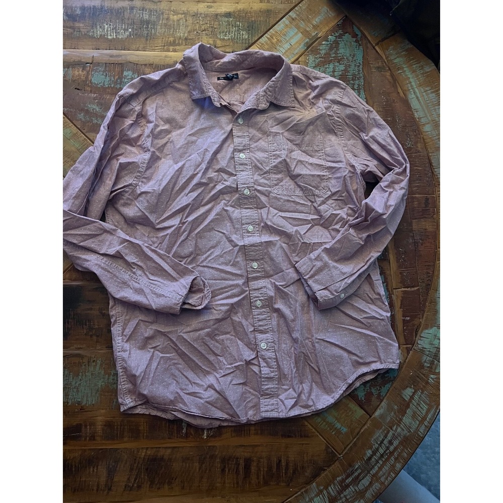 Men's Gap Button Down Pink Shirt Size XL